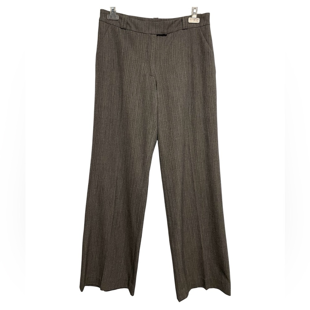 Danier Dress Pants Trousers, Gray Striped, Women’s Size 10, NEW WITH TAG
